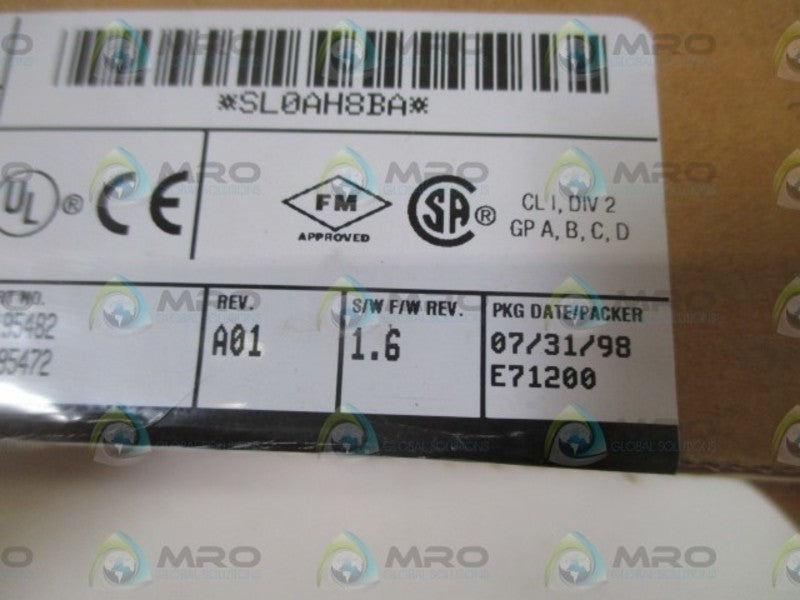 ALLEN BRADLEY 1756-IC16 SER. A F/W 1.6 DATE: 1998 * FACTORY SEALED *