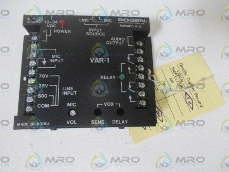 BOGEN MODEL VAR-1 *NEW IN BOX*