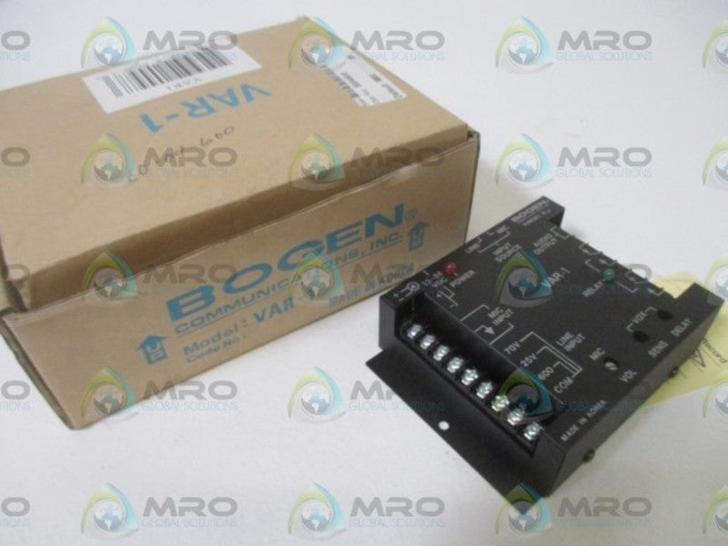 BOGEN MODEL VAR-1 *NEW IN BOX*