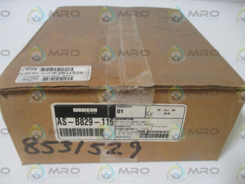 MODICON AS-B829-116 INPUT MODULE * NEW IN  A  BOX *