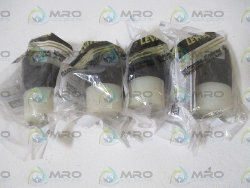 LOT OF 4 LEVITON 5669-C CONNECTOR *NEW IN A FACTORY BAG*