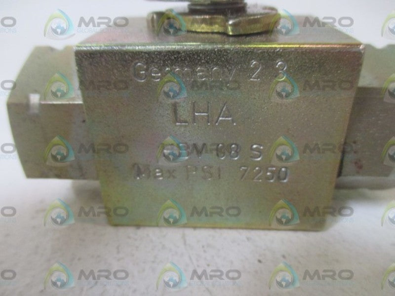 LHA HBV 08 S BALL VALVE  NSNP