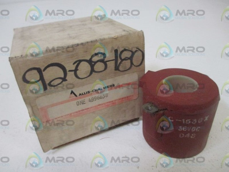 ALLIS-CHALMERS 4996838 (C-1536X) COIL 36VDC  NSMP