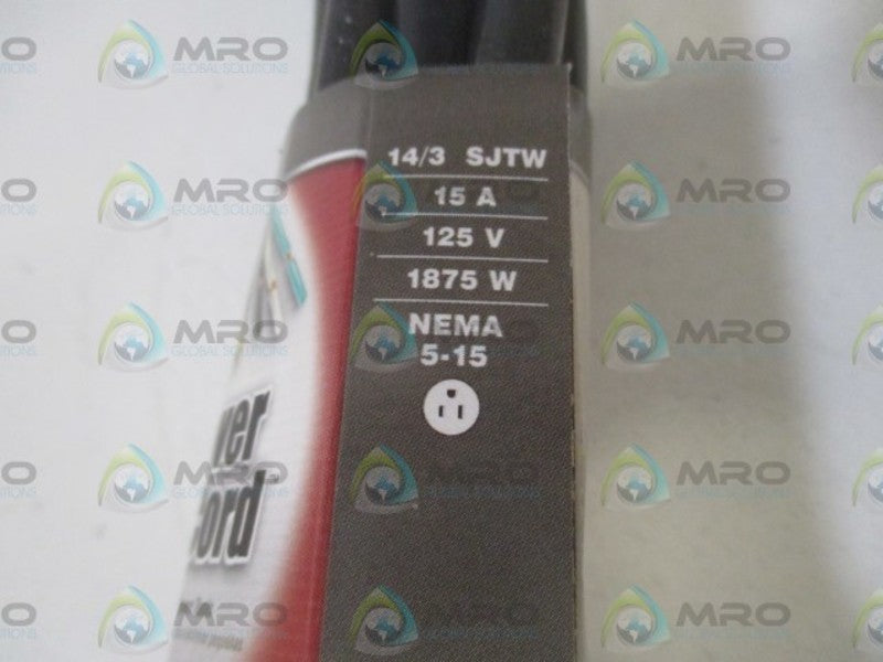CCI 14-3 SJTW POWER CORD  ORIGINAL PACKAGE