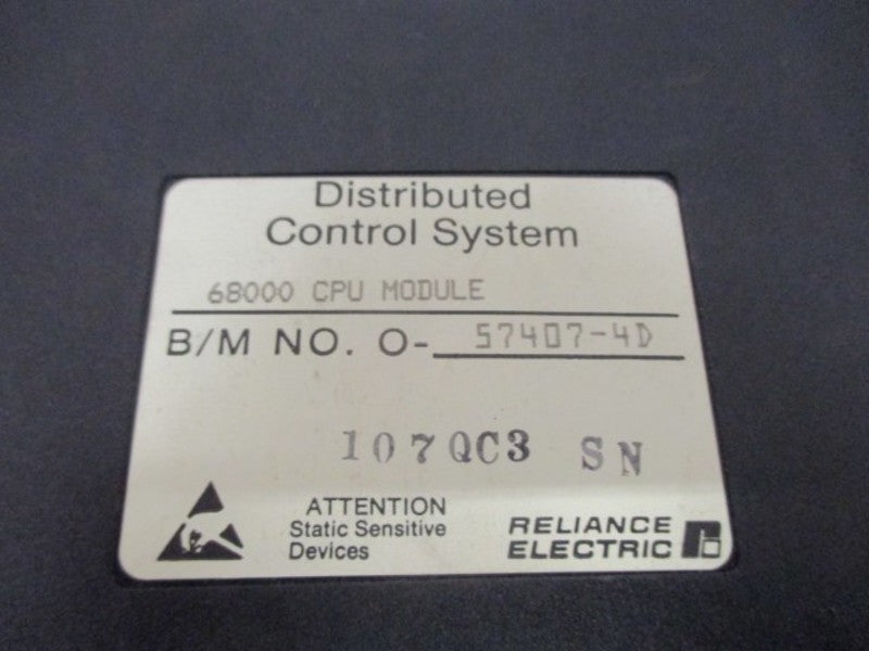 RELIANCE ELECTRIC 57407-4D MODULE UNMP
