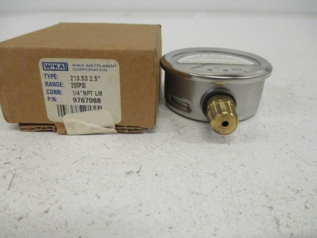 WIKA 9767088 GUAGE *NEW IN BOX*