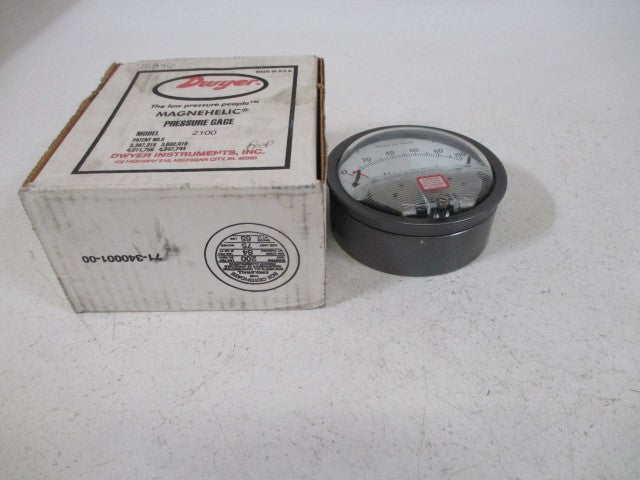 DWYER 2100 PRESSURE GUAGE *NEW IN BOX*