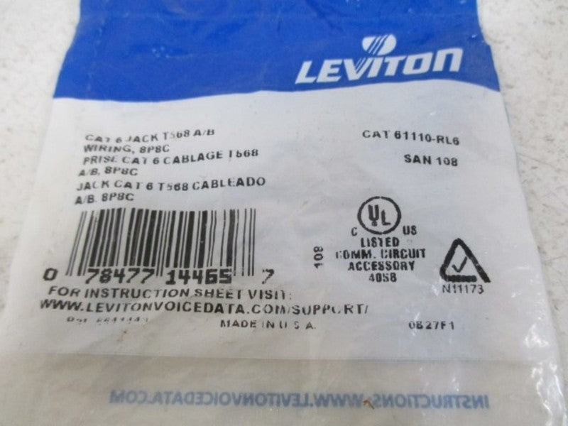 LEVITON 61110-RL6 WIRING NSNP
