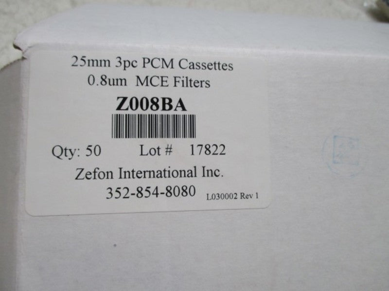 ZEFRON X008BA CASSETTE 3 PIECE  *NEW IN BOX*