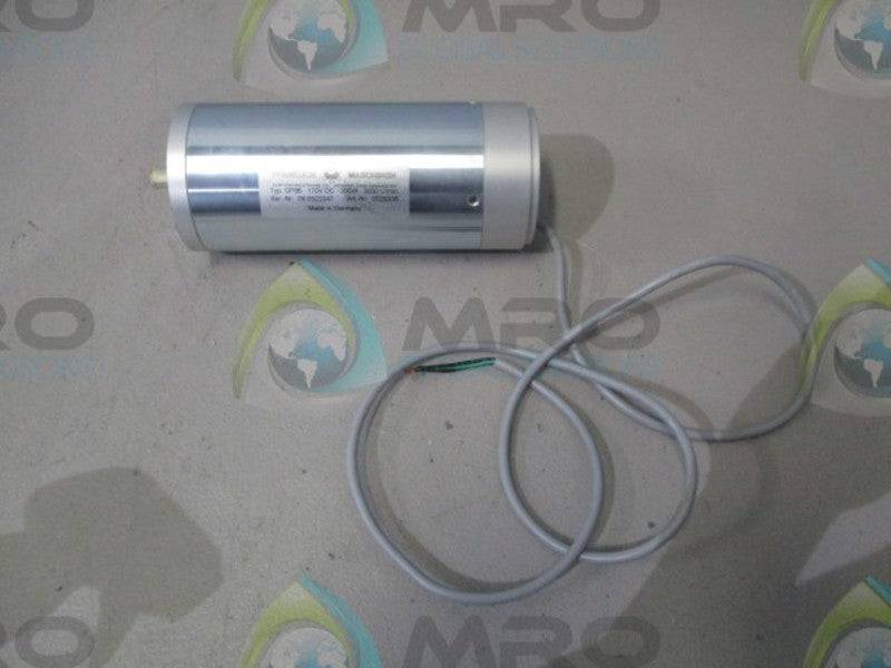 PFANKUCH MASCHINEN GP86 DC MOTOR 300 WATTS 170 VDC 3000 RPM  UNMP