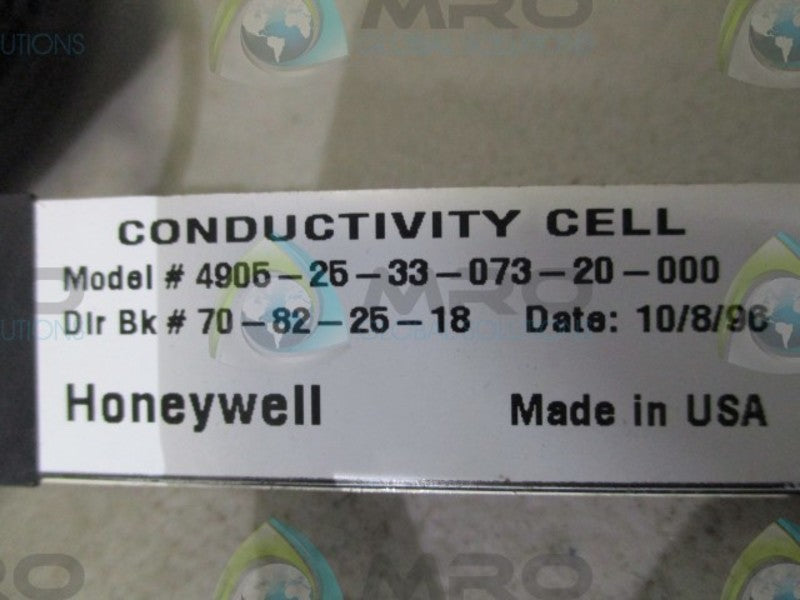HONEYWELL 4905-25-33-073-20-000 CONDUCTIVITY CELL  NSMP
