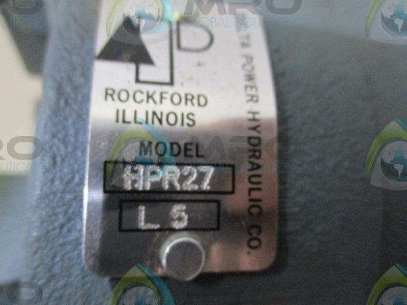 DELTA POWER HYDRAULIC HPR27 GEAR FLOW DIVIDER * NEW NO BOX *