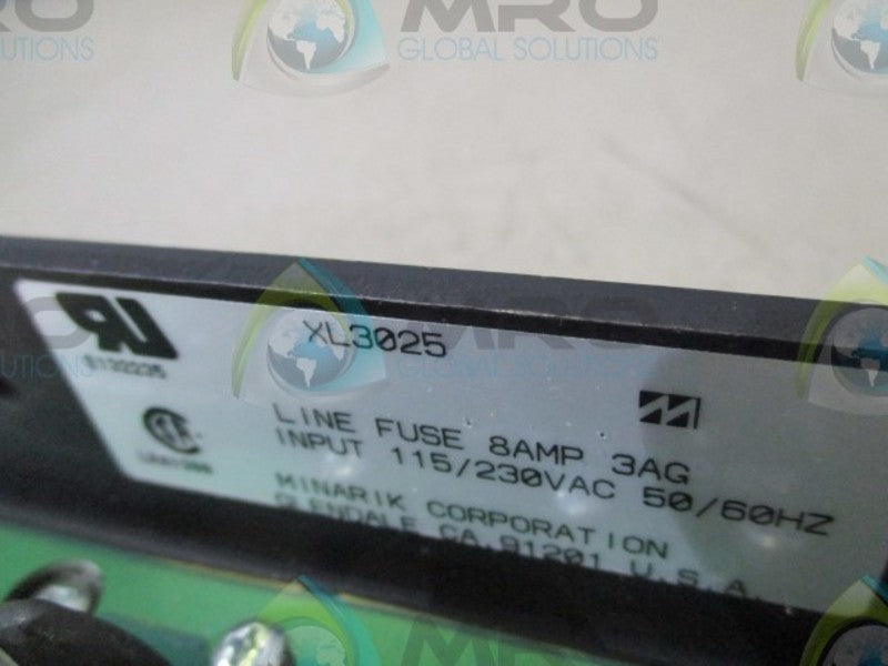 MINARIK XL3025 DC DRIVE SPEED CONTROL  NSMP