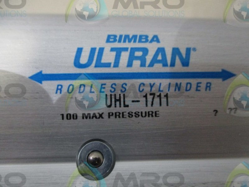 BIMBA ULTRAN UHL-1711 RODLESS CYLINDER 100 PSI  NSMP