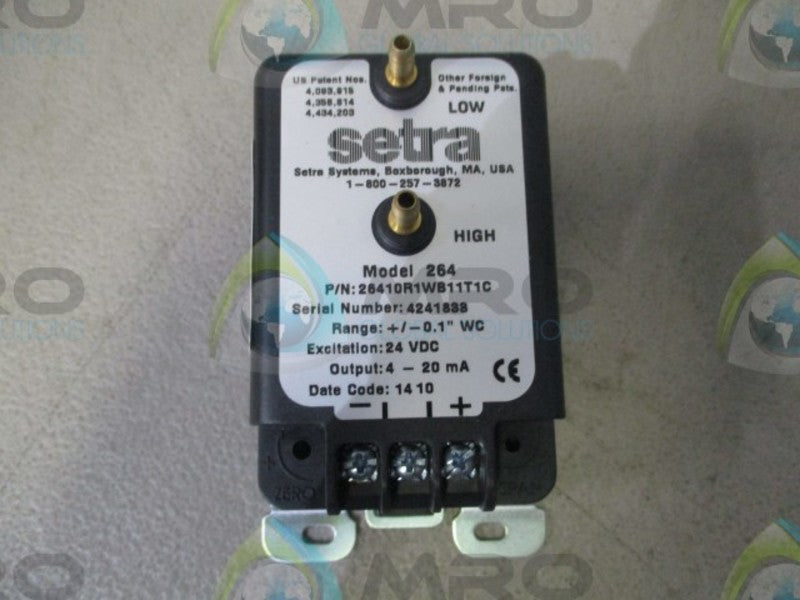SETRA 26410R1WB11T1C DIFFERENTIAL PRESSURE TRANSDUCER  NSMP