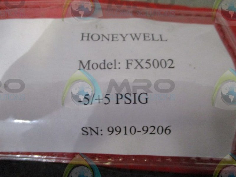 HONEYWELL FX5002 PRESSURE TRANSDUCER -5/+5 PSIG  NSNP
