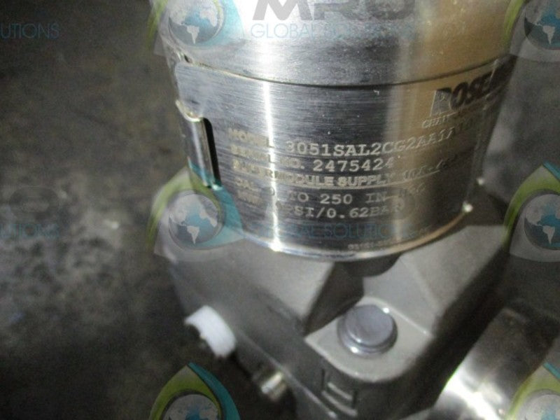 ROSEMOUNT 3051SAL2CG2AA1A1020DEF91DA20 PRESSURE TRANSMITTER  NSNP