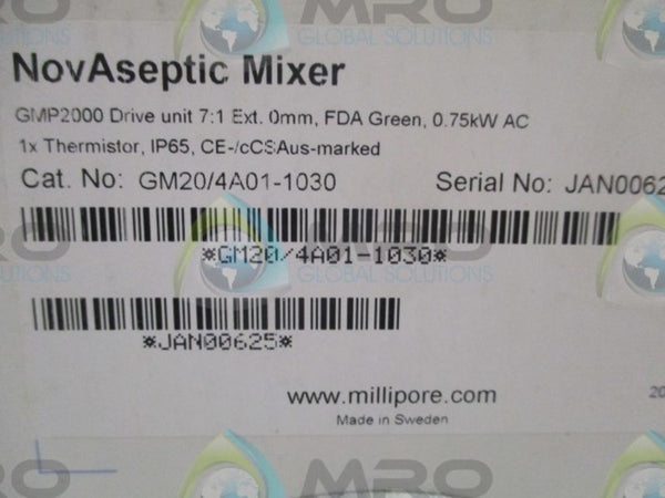 MILLIPORE GM20/4A01-1030 DRIVE UNIT  NSMP