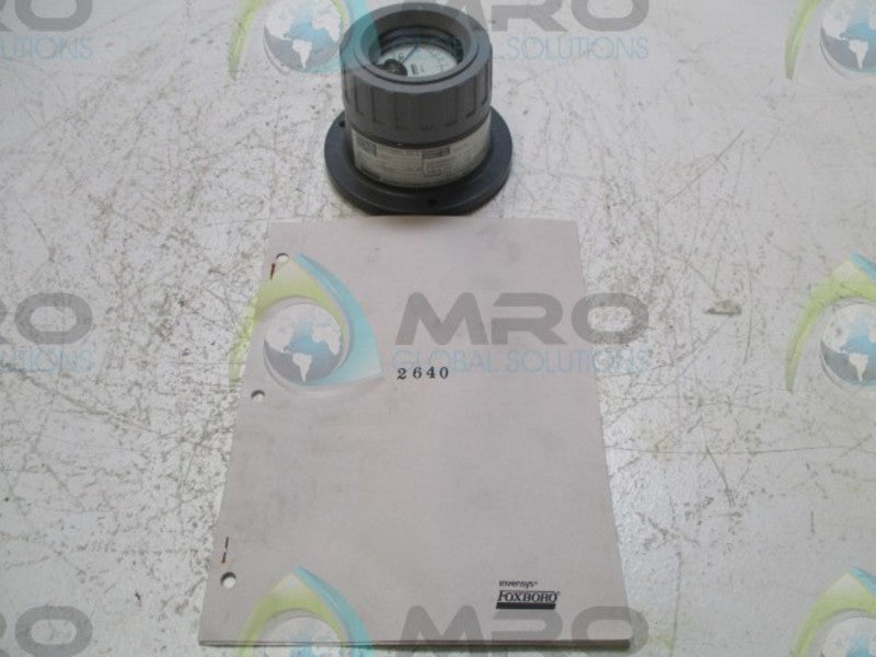 FOXBORO 65FS-FDJB-D FIELD MOUNT FLOW GAUGE  NSMP