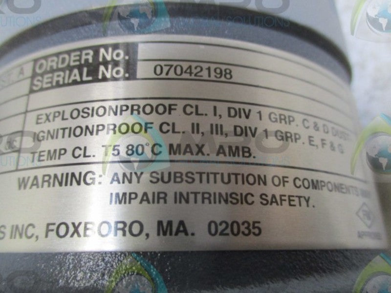 FOXBORO 65FS-FDJB-D FIELD MOUNT FLOW GAUGE  NSMP