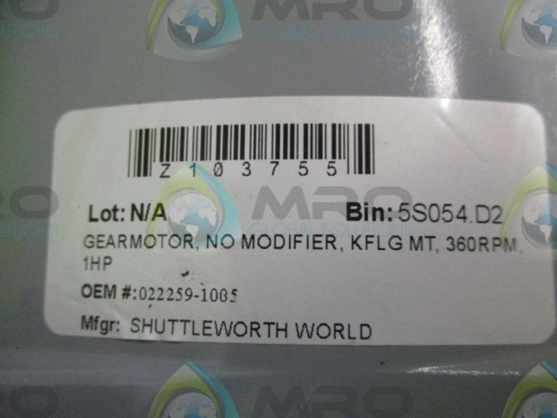 BROTHER BG3KM28-005TM4AX 3 PHASE INDUCTION MOTOR BBG3-B012A  NSNP