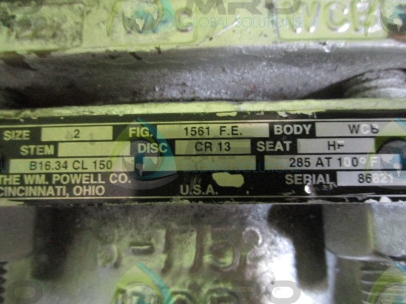 POWELL B16.34 CL150 2" NSNP