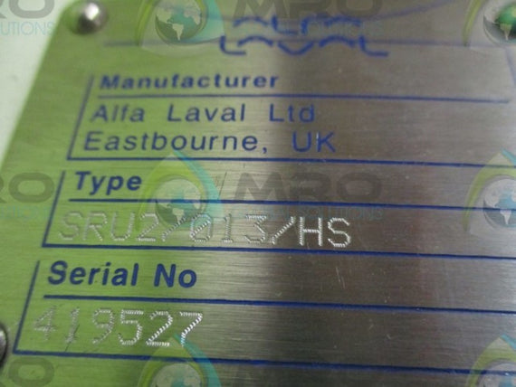 ALFA LAVAL SRU2/013/HS ROTARY LOBE PUMP * NEW IN BOX *