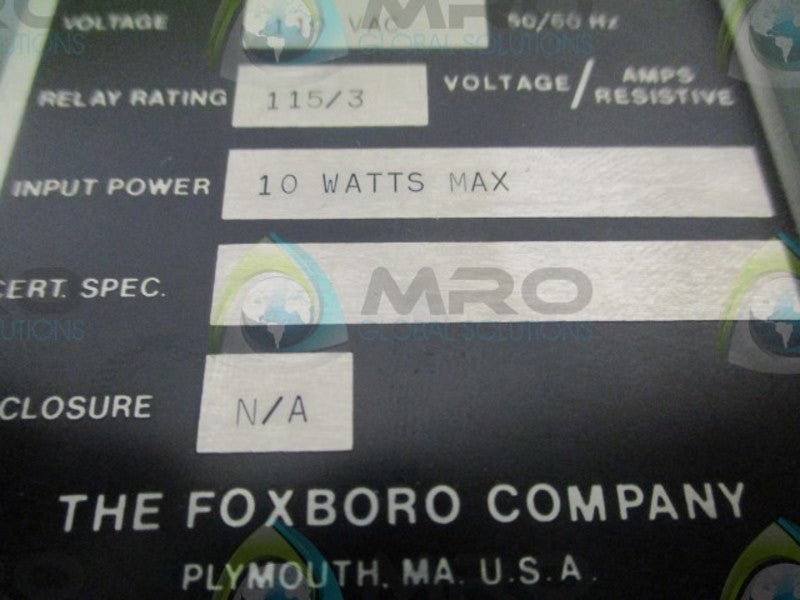 FOXBORO 2220-A01W-J MONITOR  NSNP
