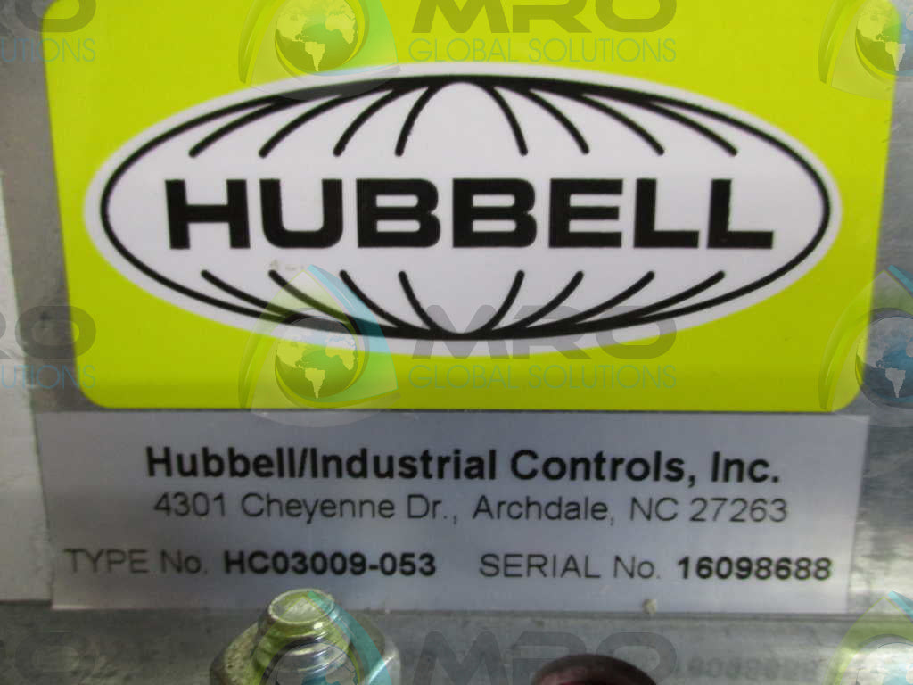 HUBBELL HC03009-053 Varistor Discharge Magnet Controller ** GENUINE **