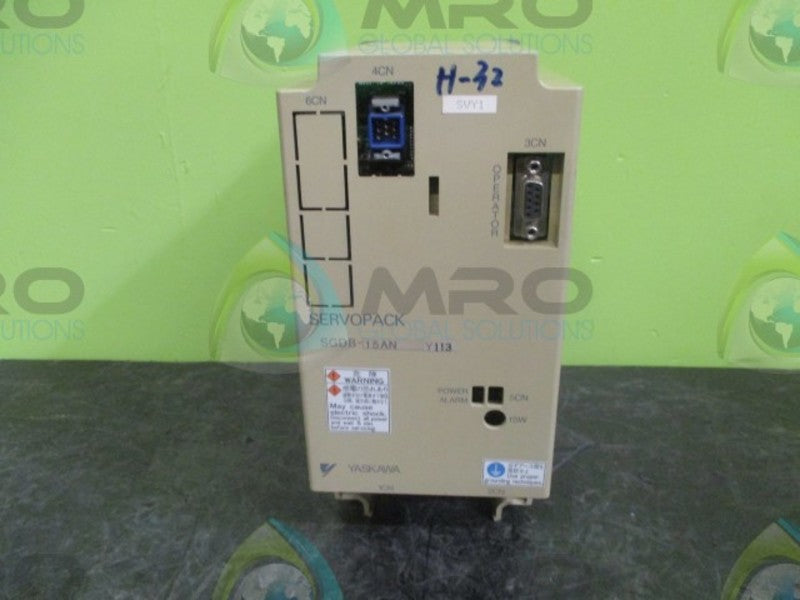 YASKAWA SGDB-15ANY113 SERVOPACK DRIVE  UNMP