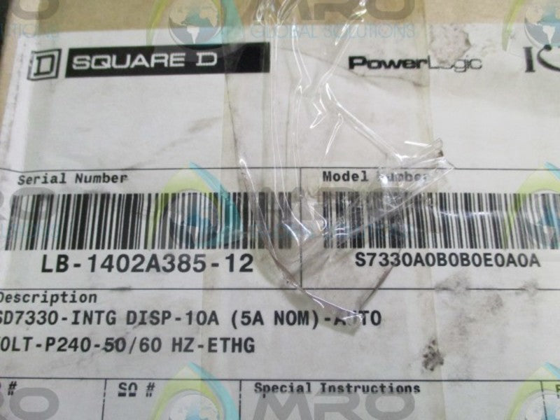 SQUARE D S7330A0B0B0E0A0A POWERLOGIC ION7330  NSMP