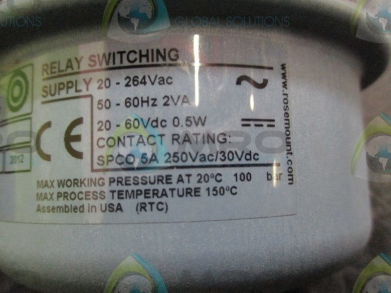 ROSEMOUNT 2120D1DR1NADB LEVEL SWITCH (AS PICTURED)  NSNP