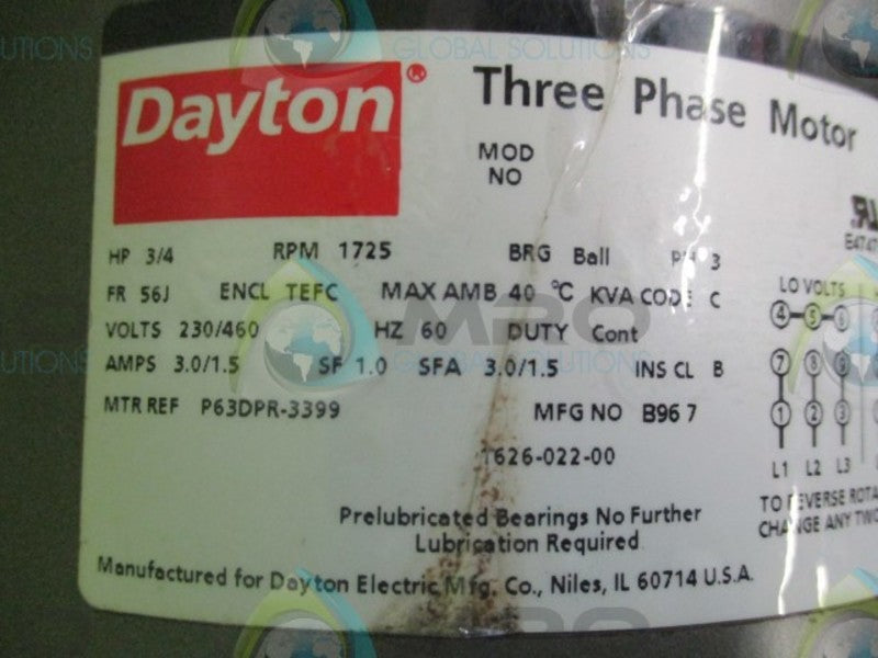 TEEL DAYTON 3P953  NSMP