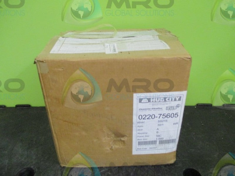 HUB CITY 0220-75605 GEAR REDUCER SS215  NSMP