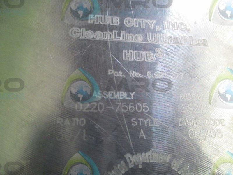 HUB CITY 0220-75605 GEAR REDUCER SS215  NSMP