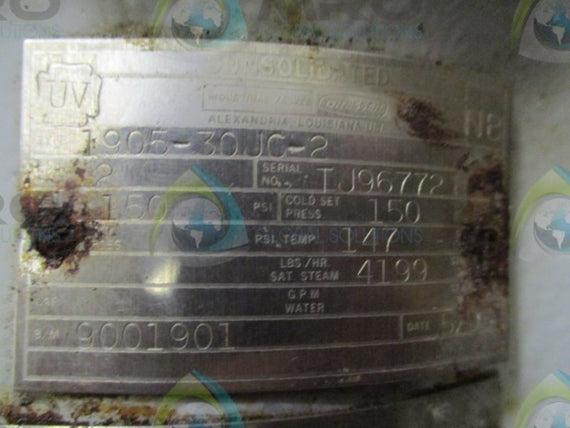 DRESSER CONSOLIDATED 1905-30JC-2 SAFETY RELIEF VALVE *NEW *