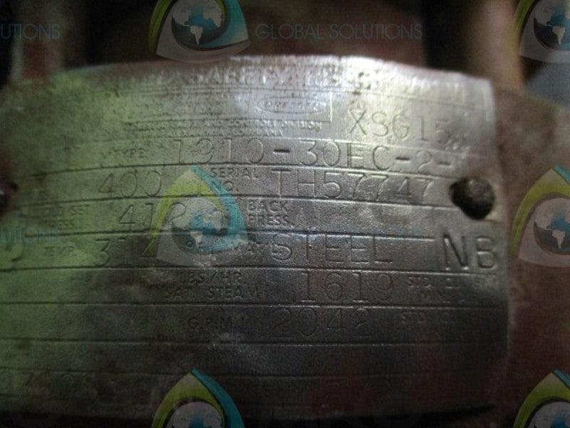 DRESSER CONSOLIDATED 1910-30EC-2-XSG15 SAFETY RELIEF VALVE  UNMP