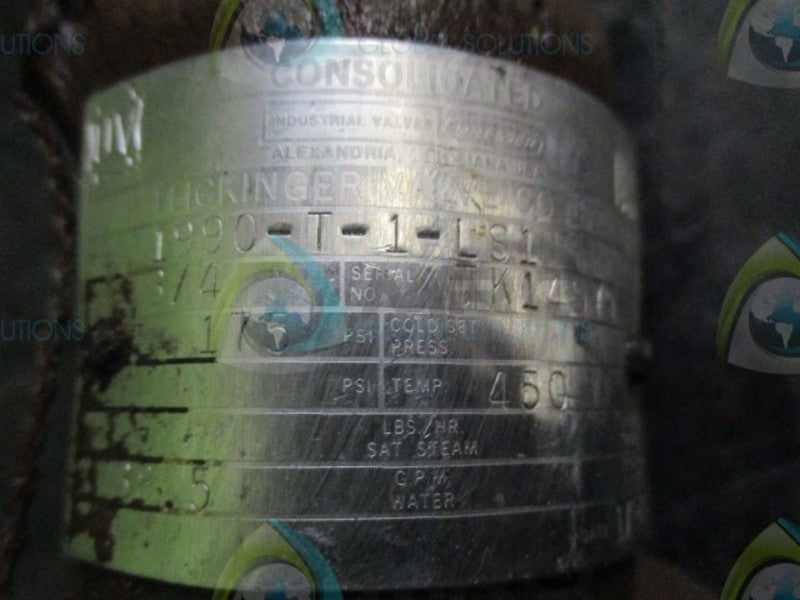 DRESSER CONSOLIDATED 1990-T-1-LS1 SAFETY RELIEF VALVE  UNMP