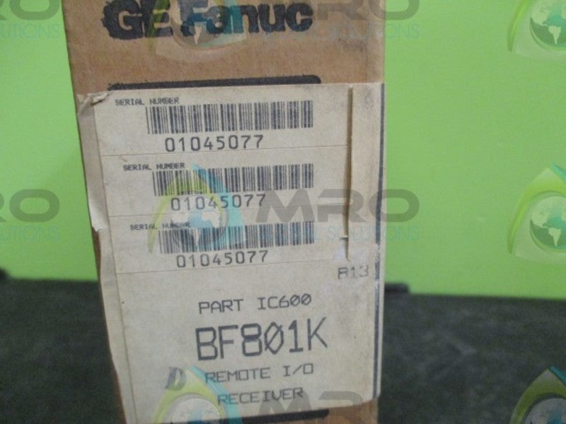 GE FANUC IC600BF801K REMOTE I/O RECEIVER  NSFS