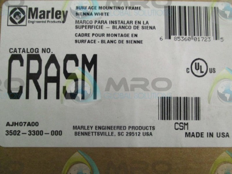 MARLEY ENGINEERED PRODUCTS CRASM SURFACE MOUNTING FRAME  NSMP
