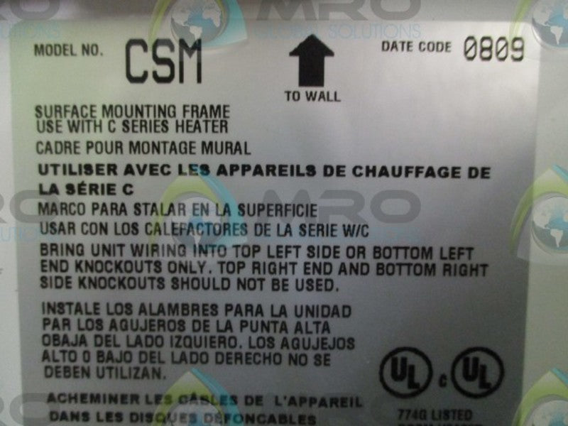 MARLEY ENGINEERED PRODUCTS CRASM SURFACE MOUNTING FRAME  NSMP