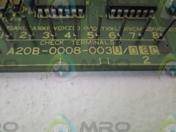 FANUC A20B-0008-0030/08C PCB ORIENTATION BOARD  NSNP