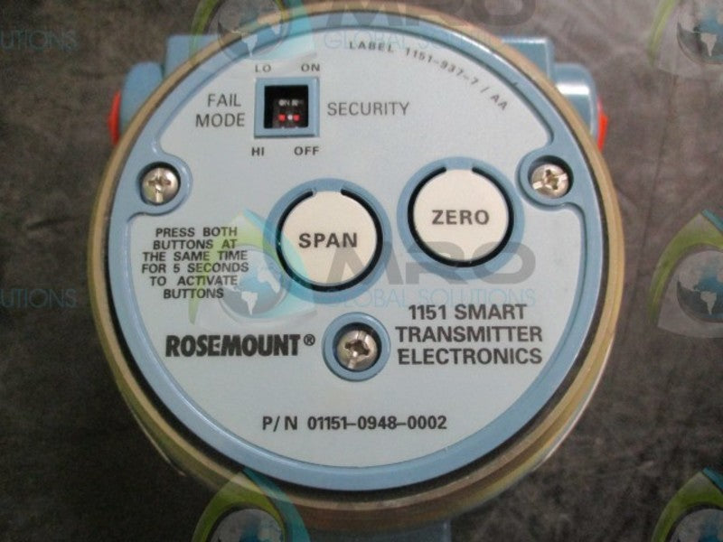 ROSEMOUNT 1151GP7S22B1 NSNP