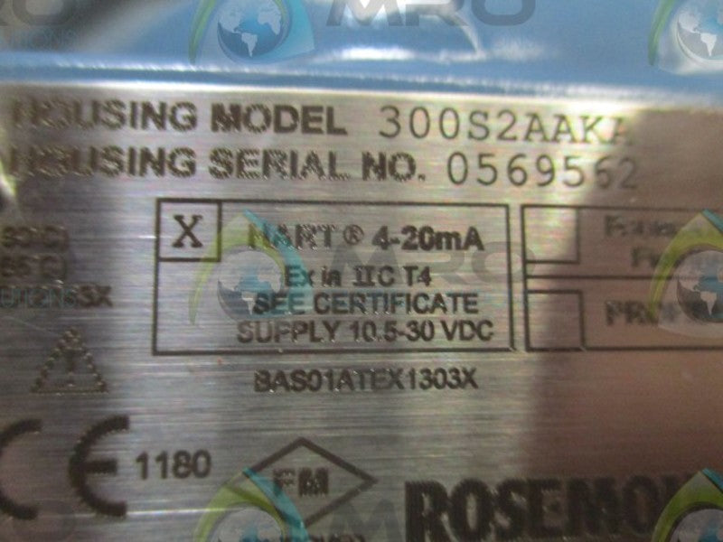 ROSEMOUNT 3051S1TG4A2B11A2A PRESSURE TRANSMITTER  NSNP