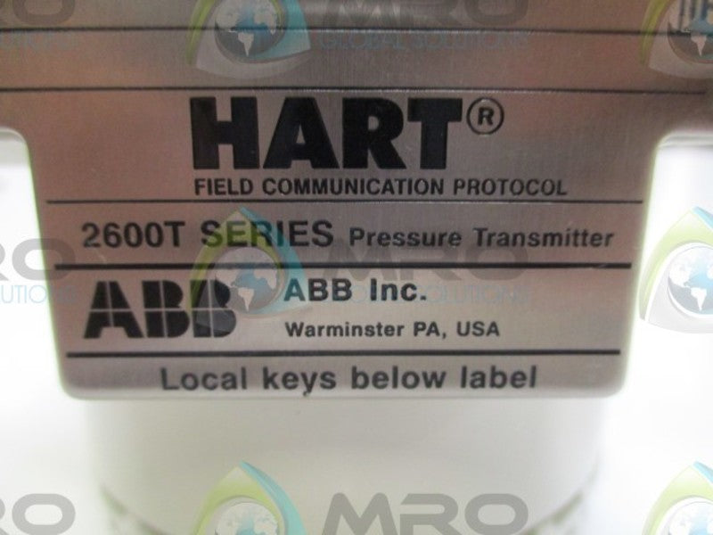 HART 264HGMRPSA1E6/SR03310 PRESSURE TRANSMITTER  NSNP