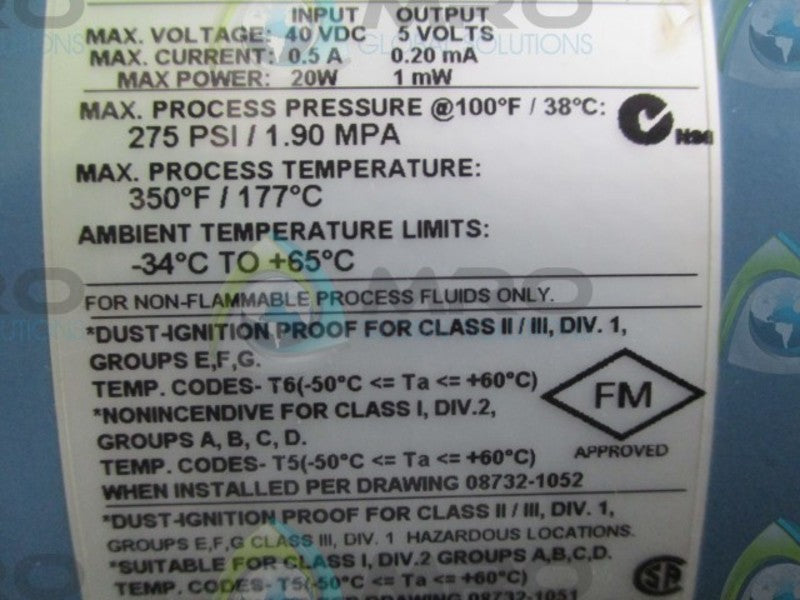 ROSEMOUNT 8705TSA040S1W0N0 MAGNETIC FLOWTUBE  UNMP