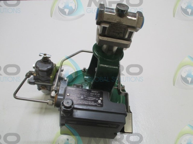 BAUMANN 24577S PNEUMATIC CONTROL VALVE w/ 3661 VALVE POSITIONER * NEW NO BOX *