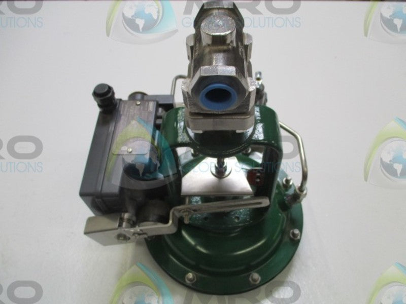 BAUMANN 24577S PNEUMATIC CONTROL VALVE w/ 3661 VALVE POSITIONER * NEW NO BOX *