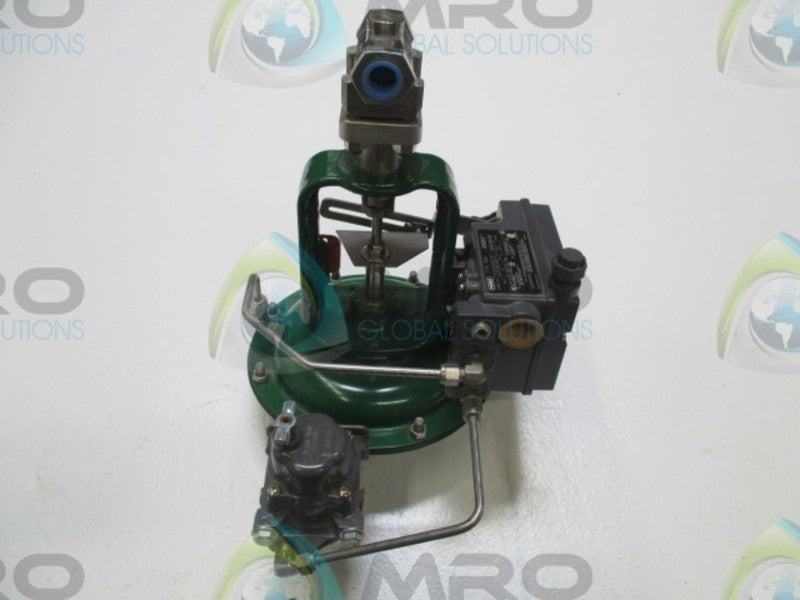 BAUMANN 24577S PNEUMATIC CONTROL VALVE w/ 3661 VALVE POSITIONER * NEW NO BOX *