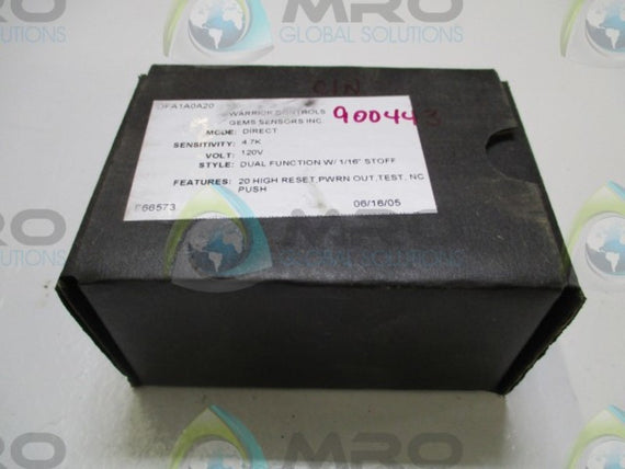 WARRICK CONTROLS DFA1A0A20 PANEL BOARD * NEW IN BOX *